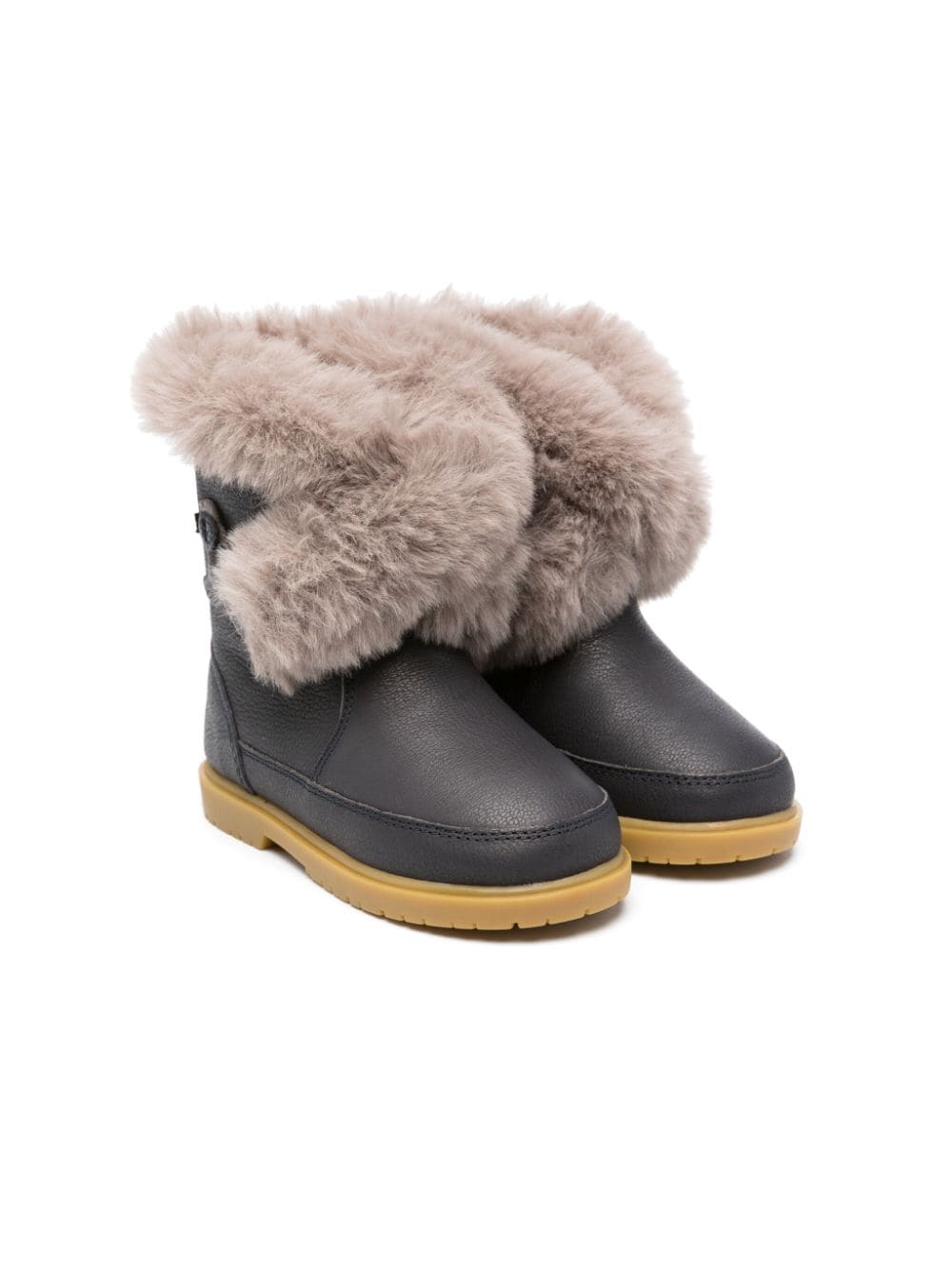 Donsje Schneestiefel mit Faux Fur - Blau von Donsje