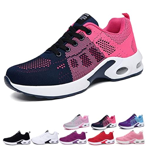 Donubiiu Wolff orthopädische Schuhe Damen, OrthopäDe Schuhe, Orthoback Schuhe Damen, Orthoshoes Cloudwalk Pro - Ergonomischer Schmerzlinderungs-Schuh (Schwarz Rosa,38EU) von Donubiiu