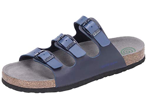 Dr. Brinkmann Pantoletten in Übergrößen Blau 705171-5 große Damenschuhe, Größe:45 von Dr. Brinkmann