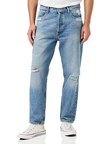 Dr. Denim Herren Rush Jeans, Drift Mid Ripped, 36 W / 32 L von Dr. Denim