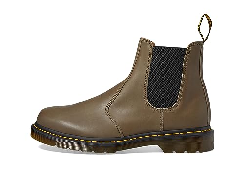 DR. MARTENS Herren Chelsea Boots, Olive Carrara, 43 EU von Dr. Martens