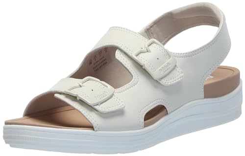 Dr. Scholl's Shoes Damen Time Off Era Ankle Strap Sandale, Weiss/opulenter Garten, 37 EU von Dr. Scholl's Shoes