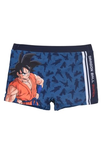 Dragon Ball Z Badeanzug für Jungen, Goku Boxer Badeshorts, Badehose für Teenager, Größe 14 Jahre, Blau von Dragon Ball Z