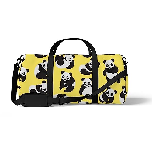 Sporttasche, Sporttasche, Tragetasche, niedlich, Pandas, Tiere, Schultertasche, Rucksack, Wochenendtasche, Fitnesstasche, Reisetasche, Color897, medium size, Reisetasche von DreamBay