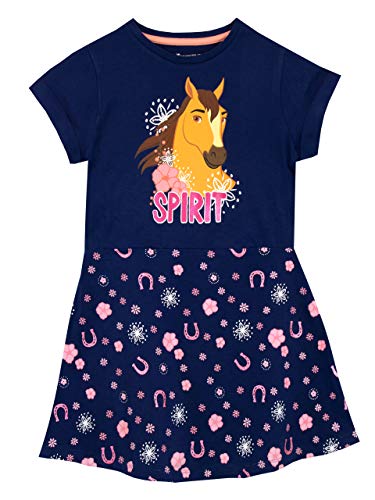 DreamWorks Mädchen Spirit Riding Free Kleid Blau 134 von DreamWorks