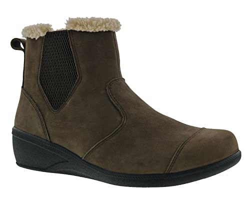 Drew Jayla Therapeutic Comfort Damen-Stiefelette mit Reißverschluss, Nubukleder, 37.5 EU von Drew