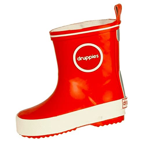 Druppies Jungen Unisex Kinder Regenstiefel Gummistiefel, Rot (Fire Red 050), 28 EU von Druppies