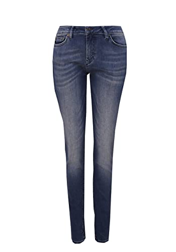 Drykorn Skinny Jeans Need 5 Pocket Low Waist blau Größe W29 L34 von Drykorn