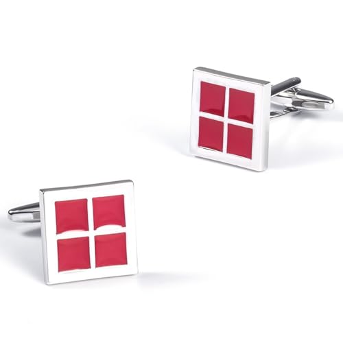 Dsnyu Manschettenknöpfe Herren Silber, Cufflinks Shirt Quadratische Form Hemd Anzug Schmuck für Geburtstag Hochzeit Dsnyu Manschettenknöpfe Herren Silber, Cufflinks Shirt Quadratische Form Hemd Anzug Schmuck für Geburtstag Hochzeit von Dsnyu