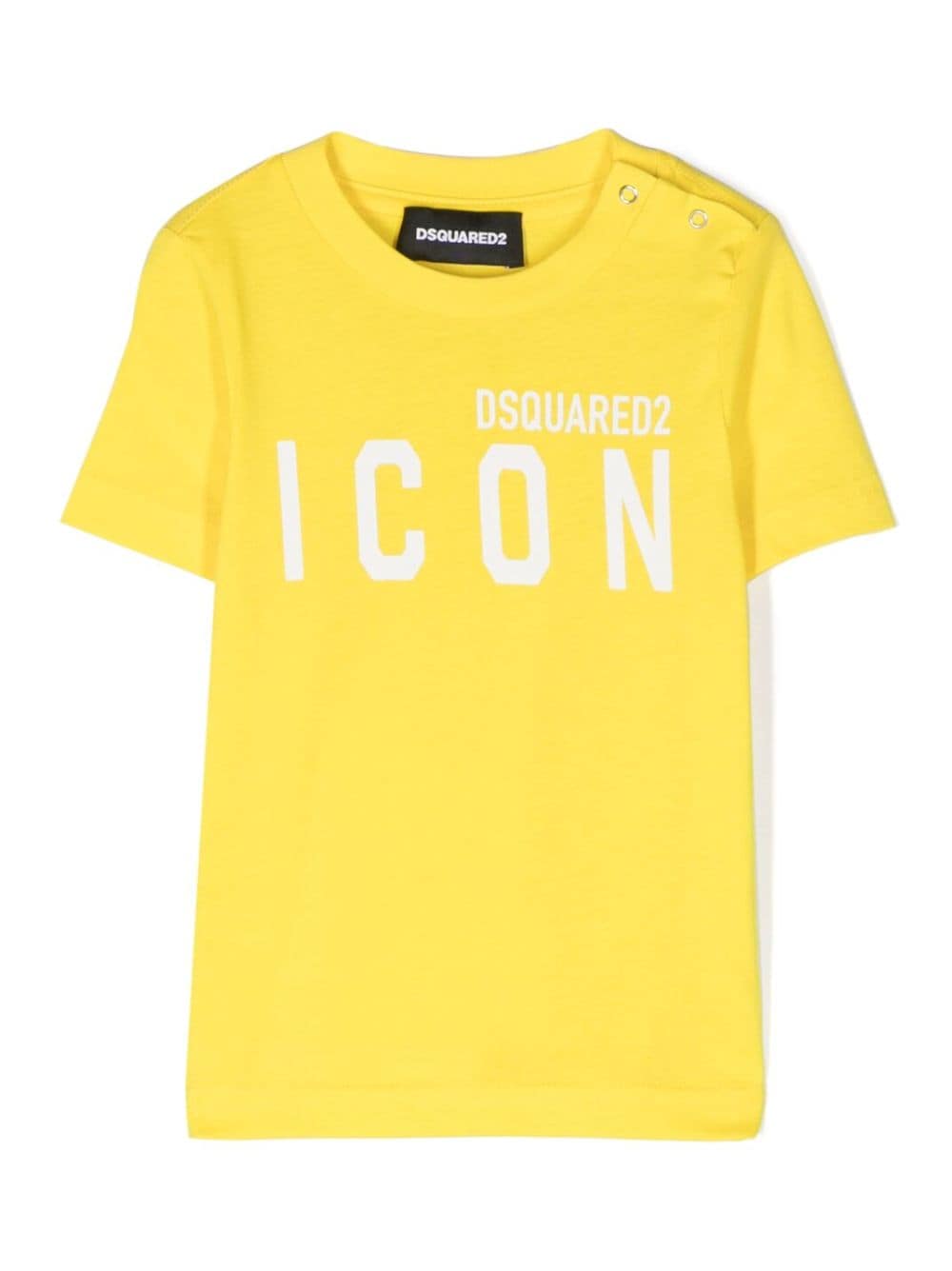 Dsquared2 Kids T-Shirt mit "Icon"-Print - Gelb von Dsquared2 Kids