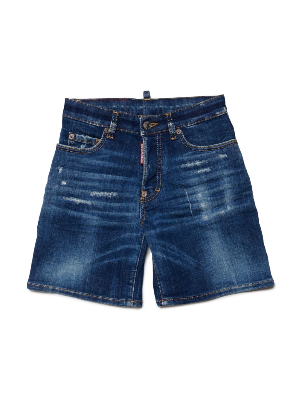 Dsquared2 Kids Jeans-Shorts mit Logo-Patch - Blau von Dsquared2 Kids