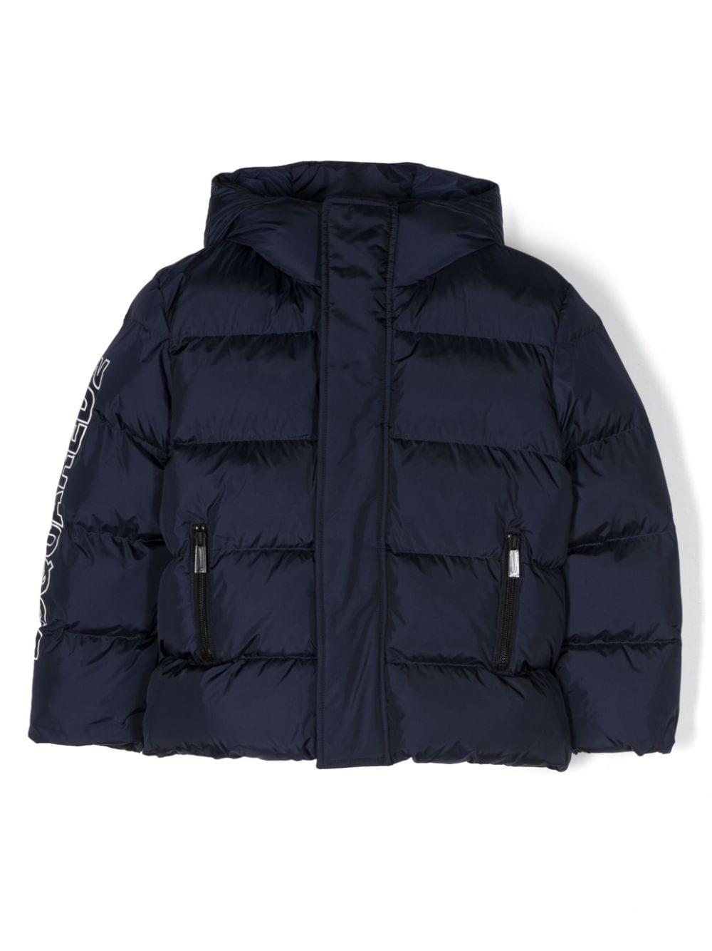 Dsquared2 Kids Gefütterte Kapuzenjacke - Blau von Dsquared2 Kids