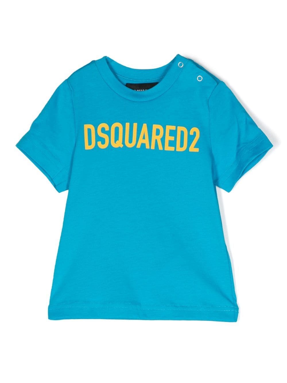 Dsquared2 Kids T-Shirt mit Logo-Print - Blau von Dsquared2 Kids