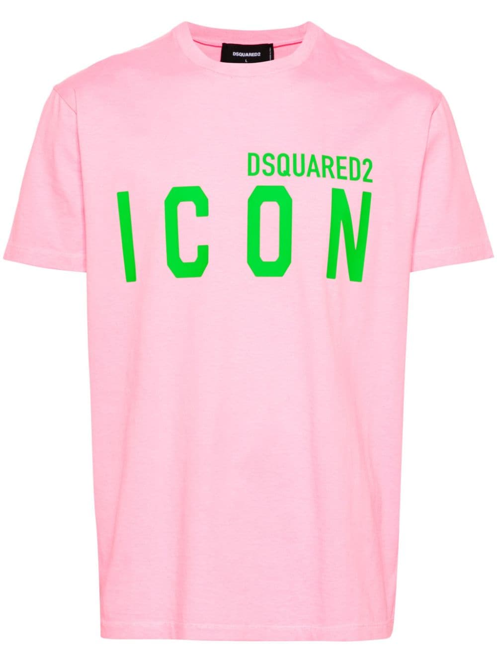 Dsquared2 Be Icon Cool T-Shirt - Rosa von Dsquared2