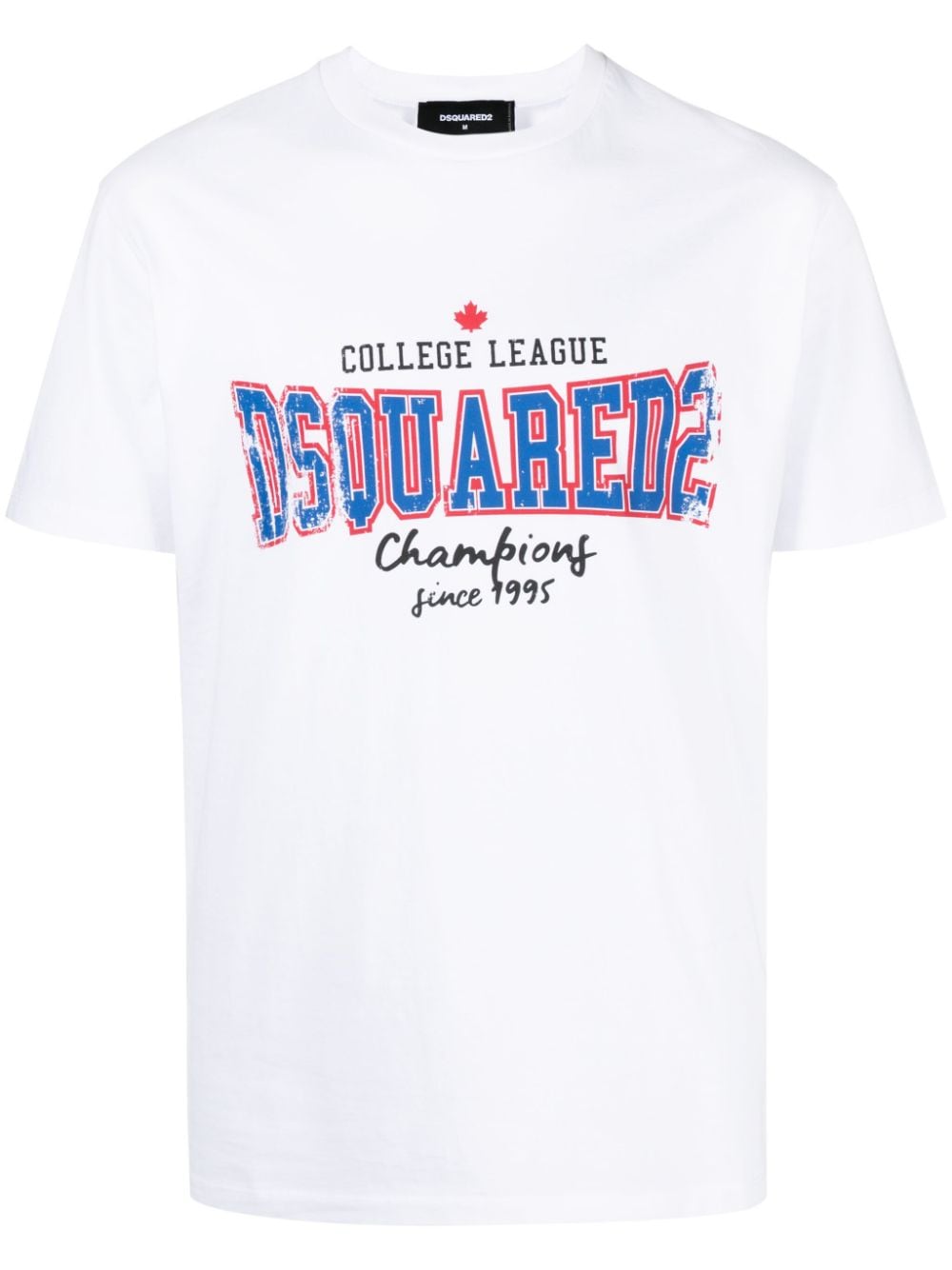 Dsquared2 T-Shirt mit College-Logo - Weiß von Dsquared2