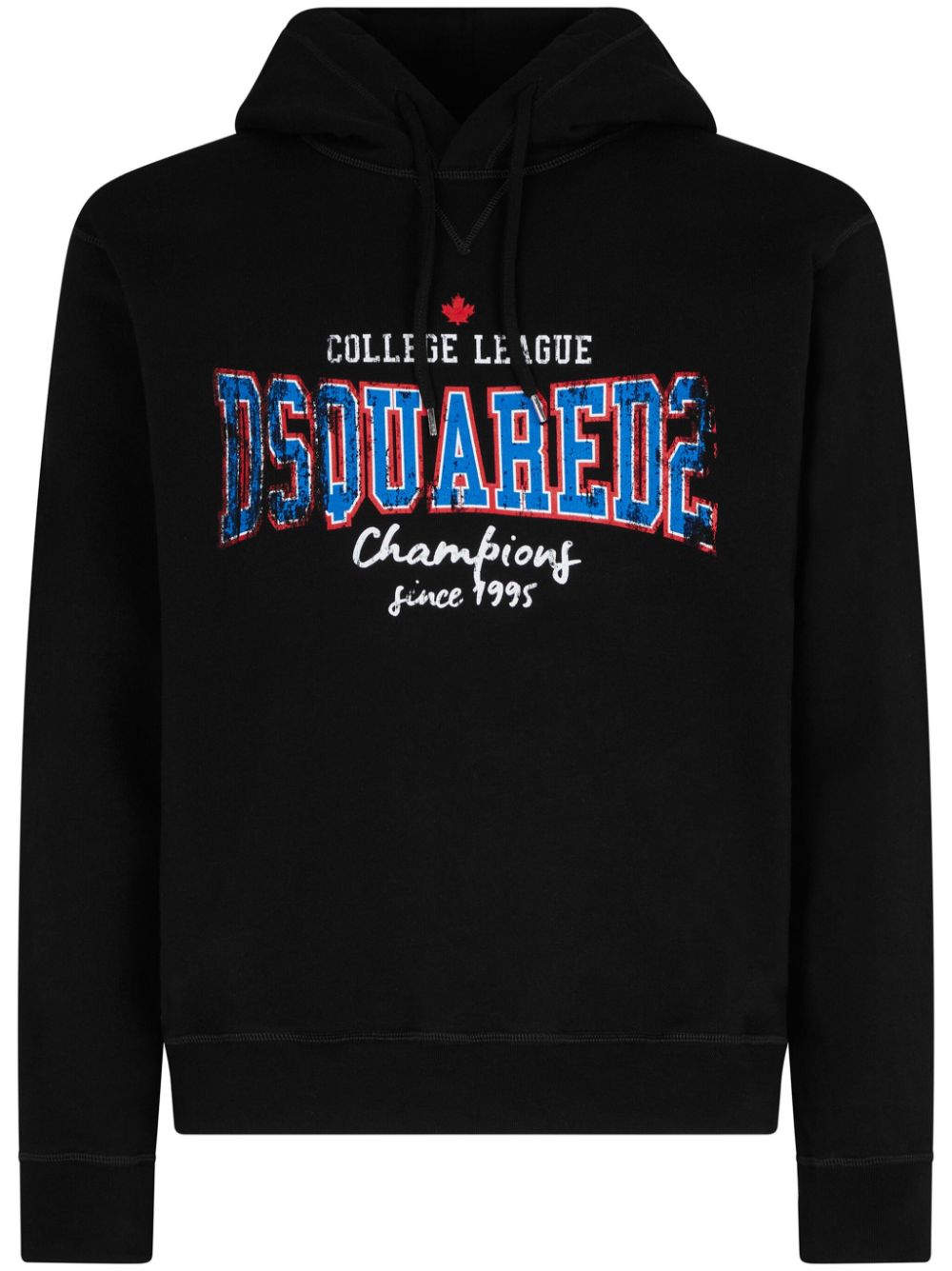 Dsquared2 Hoodie mit Logo-Print - Schwarz von Dsquared2