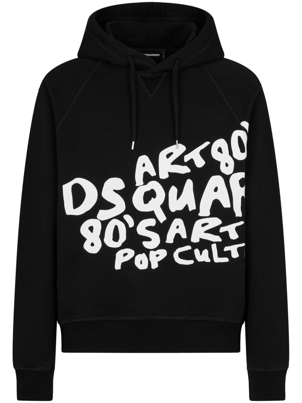 Dsquared2 Hoodie mit Logo-Print - Schwarz von Dsquared2