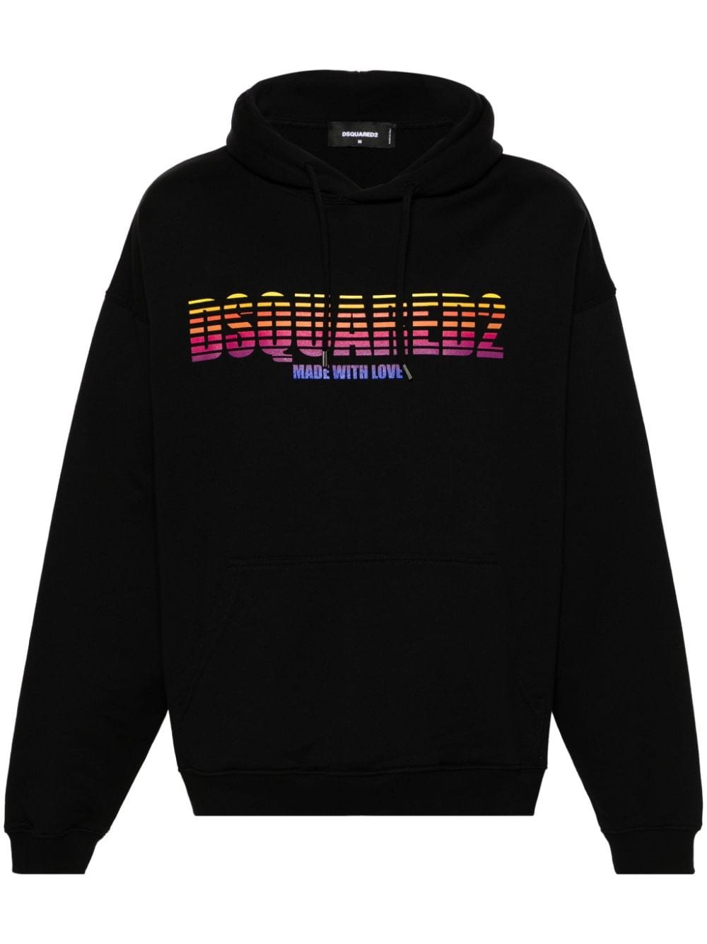 Dsquared2 Hoodie mit Logo-Print - Schwarz von Dsquared2