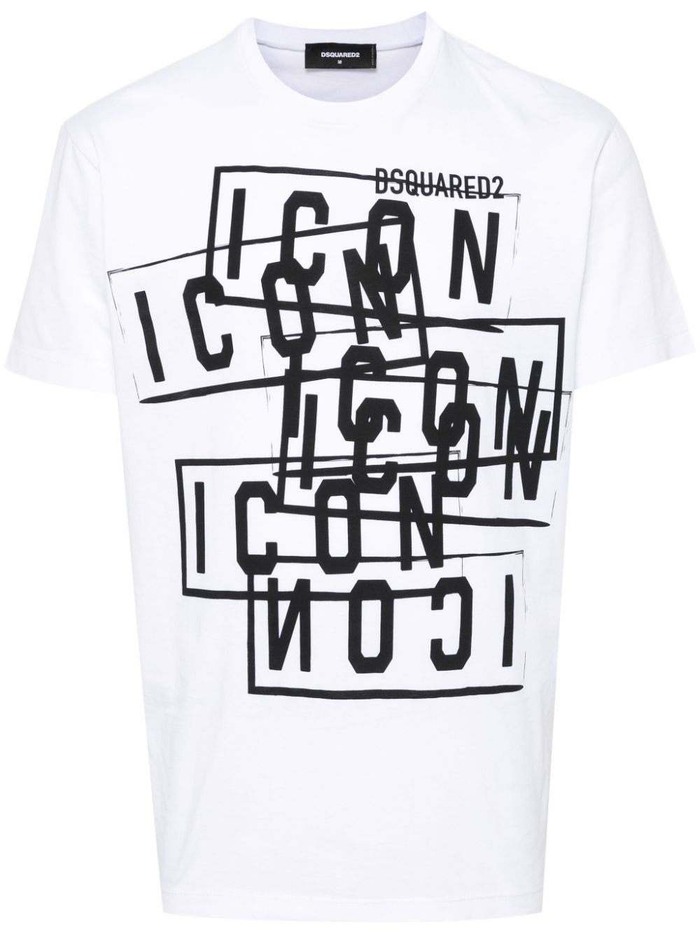 Dsquared2 Icon Stamps T-Shirt - Weiß von Dsquared2