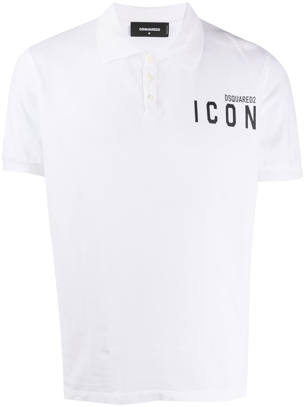 Dsquared2 Poloshirt mit "Icon"-Print - Weiß von Dsquared2