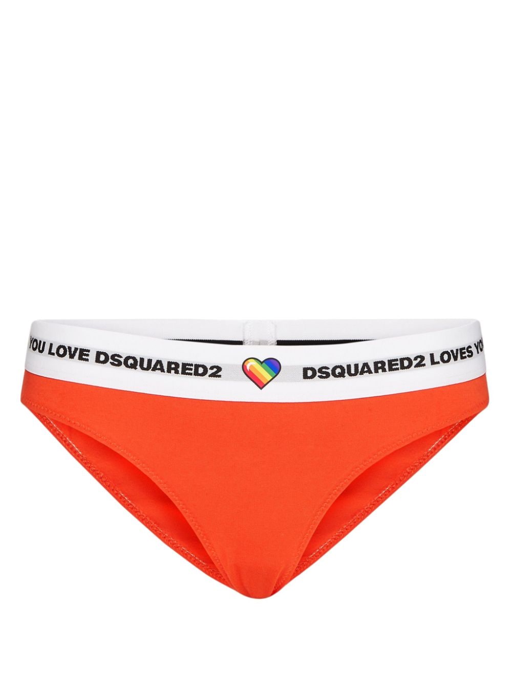 Dsquared2 Slip mit Logo-Bund - Orange von Dsquared2