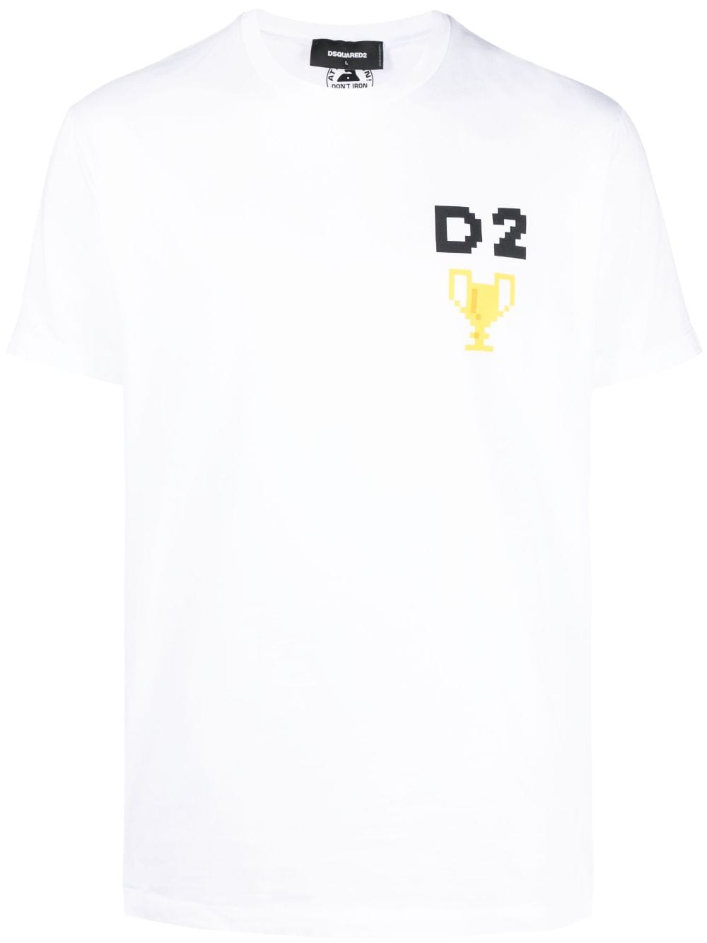 Dsquared2 T-Shirt mit Pixel-Print - Weiß von Dsquared2