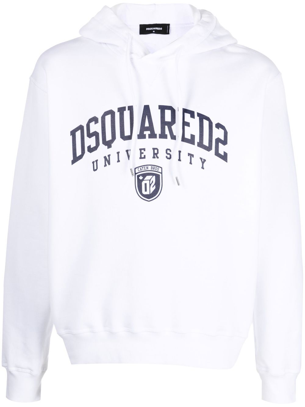 Dsquared2 Kapuzenpullover mit Logo-Print - Weiß von Dsquared2