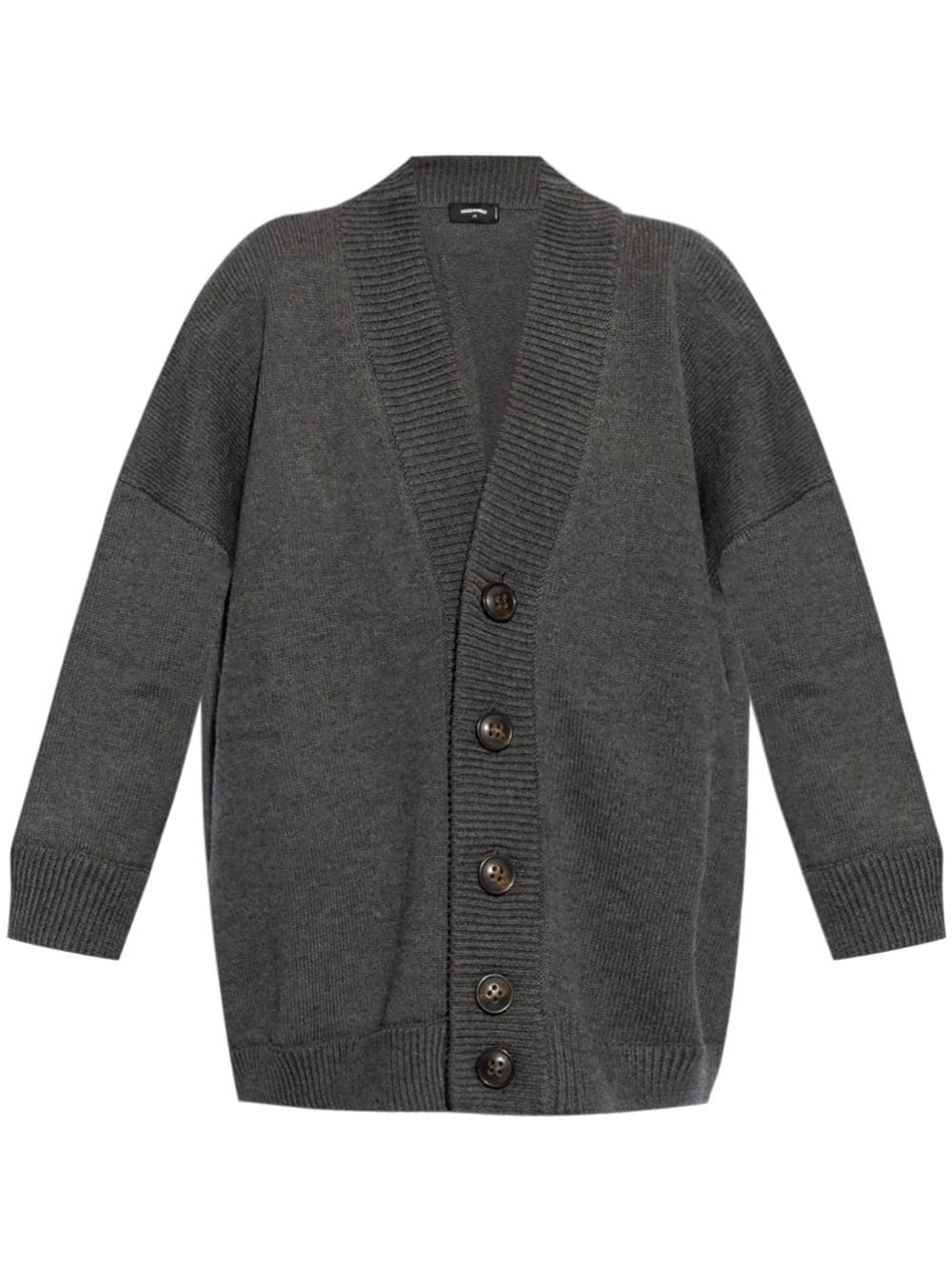 Dsquared2 Cardigan im Distressed-Look - Grau von Dsquared2