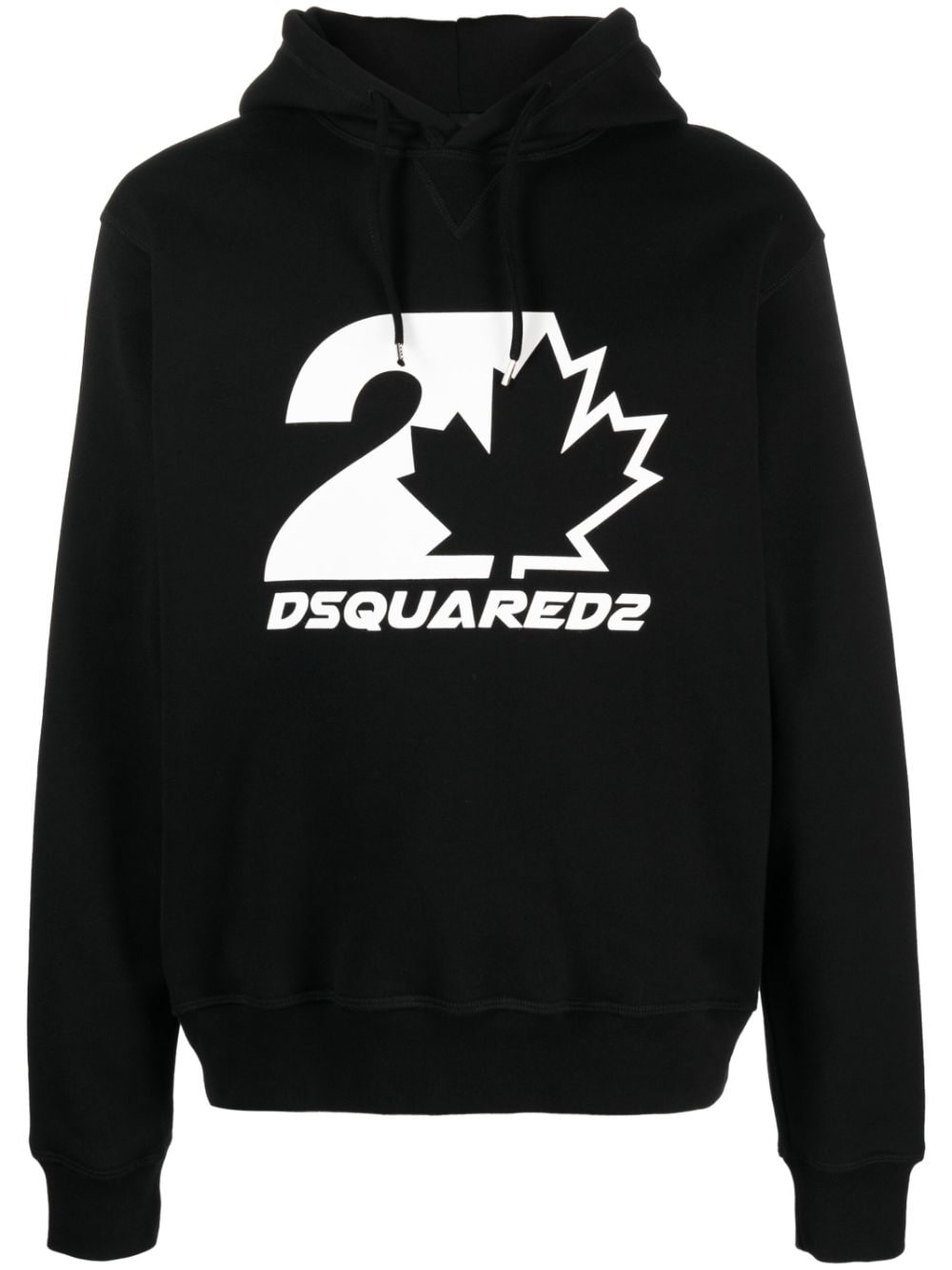 Dsquared2 Hoodie mit Logo-Print - Schwarz von Dsquared2