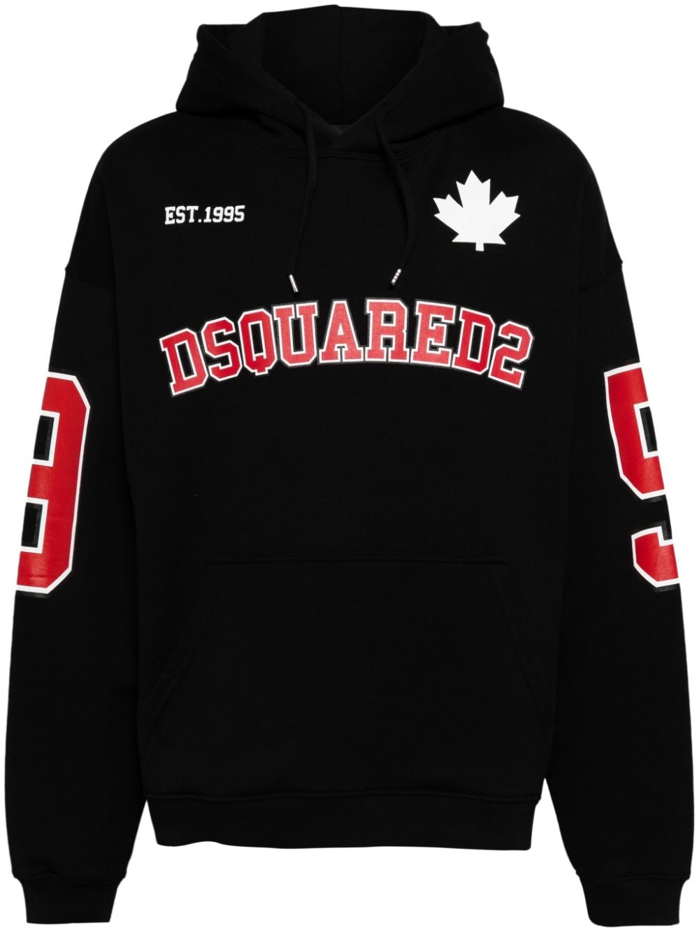 Dsquared2 Hoodie mit Logo-Print - Schwarz von Dsquared2