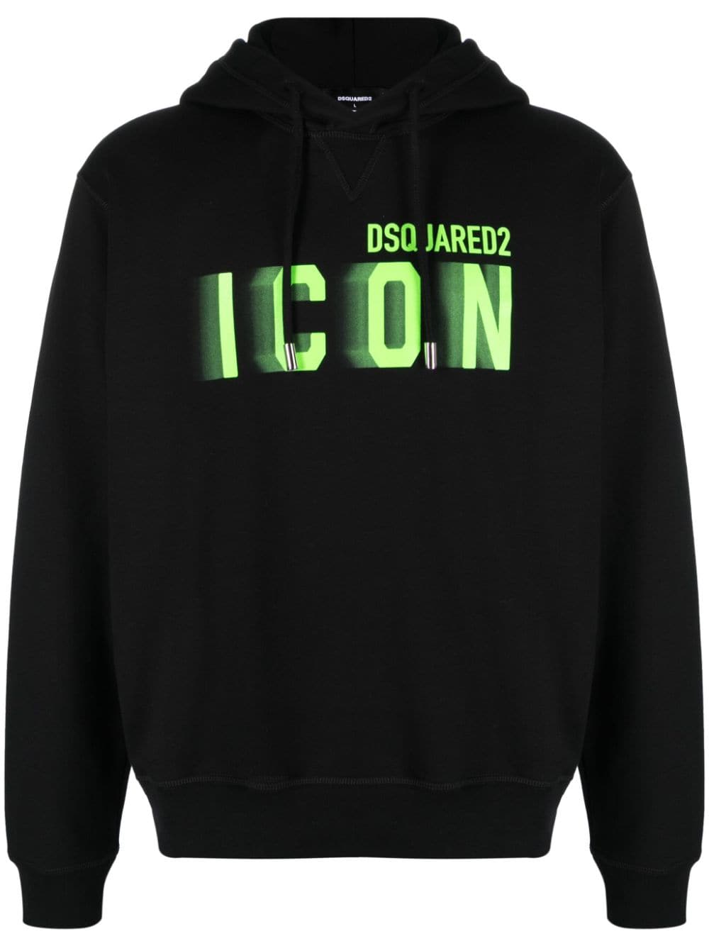 Dsquared2 Hoodie mit Logo-Print - Schwarz von Dsquared2