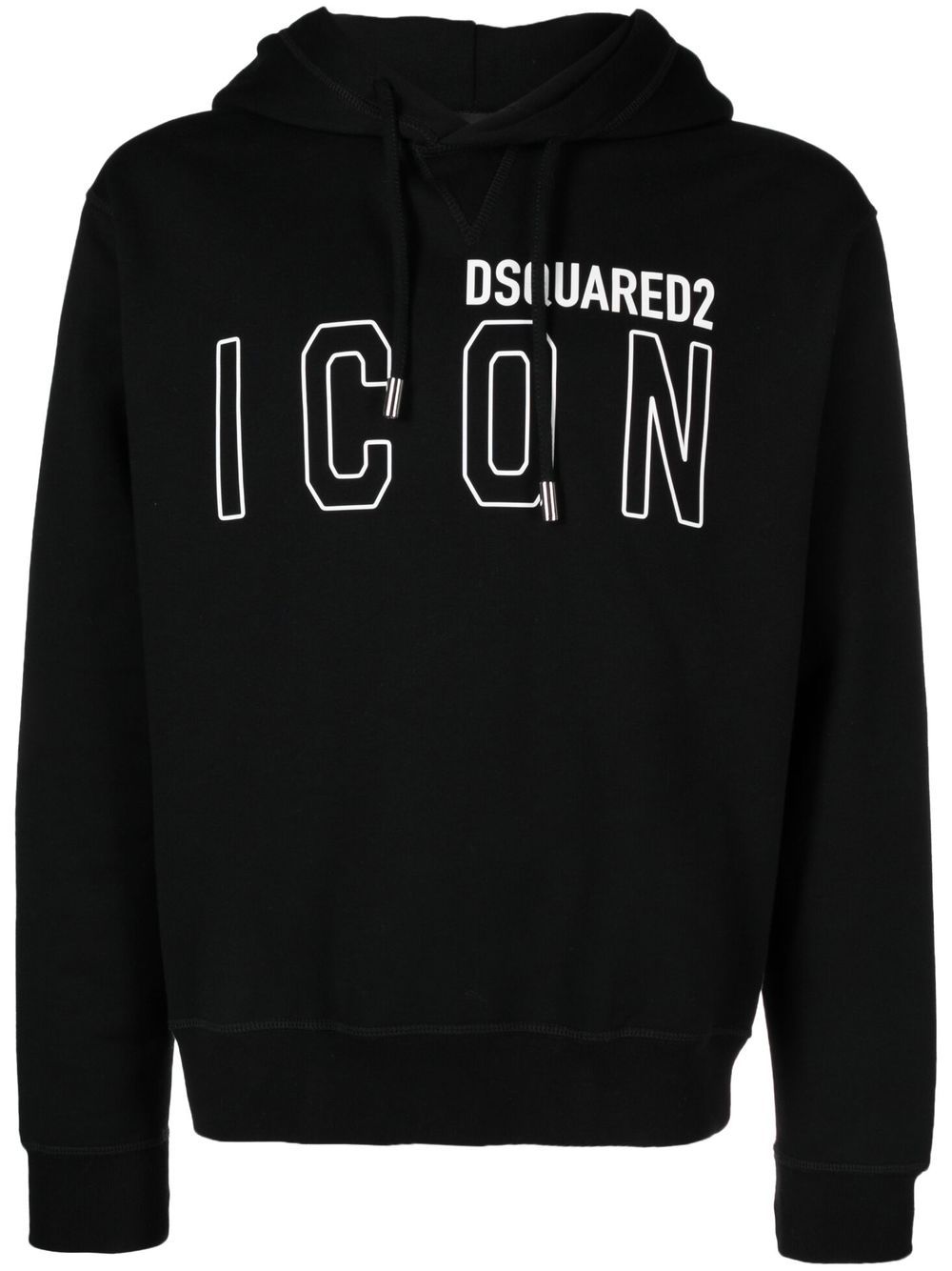 Dsquared2 Hoodie mit Logo-Print - Schwarz von Dsquared2