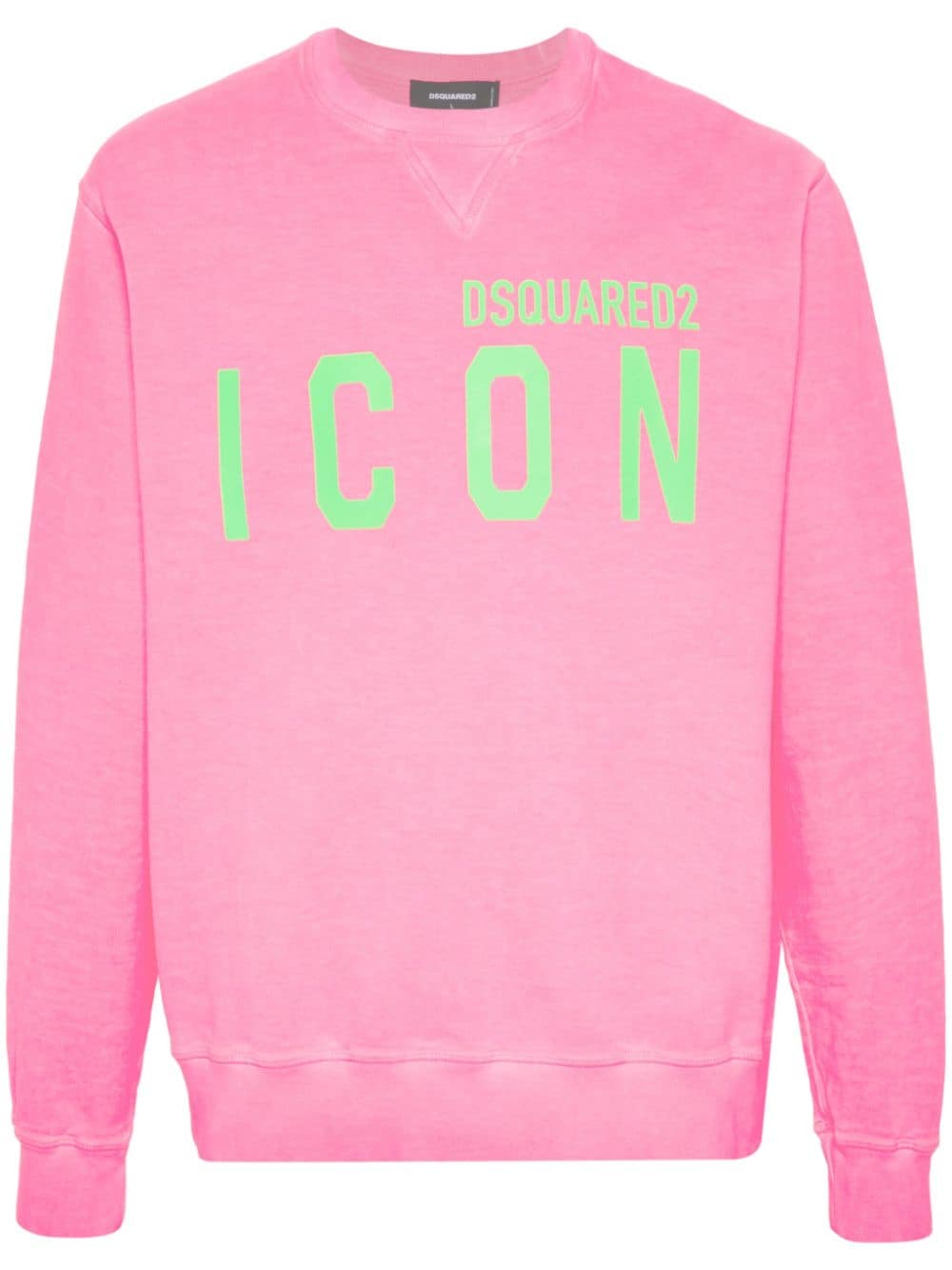 Dsquared2 Sweatshirt mit Logo-Print - Rosa von Dsquared2