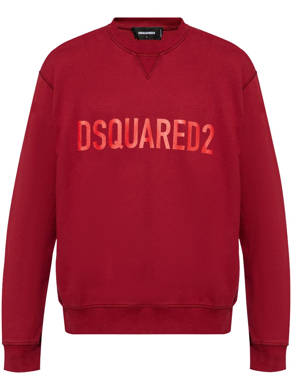 Dsquared2 Sweatshirt mit Logo-Print - Rot von Dsquared2