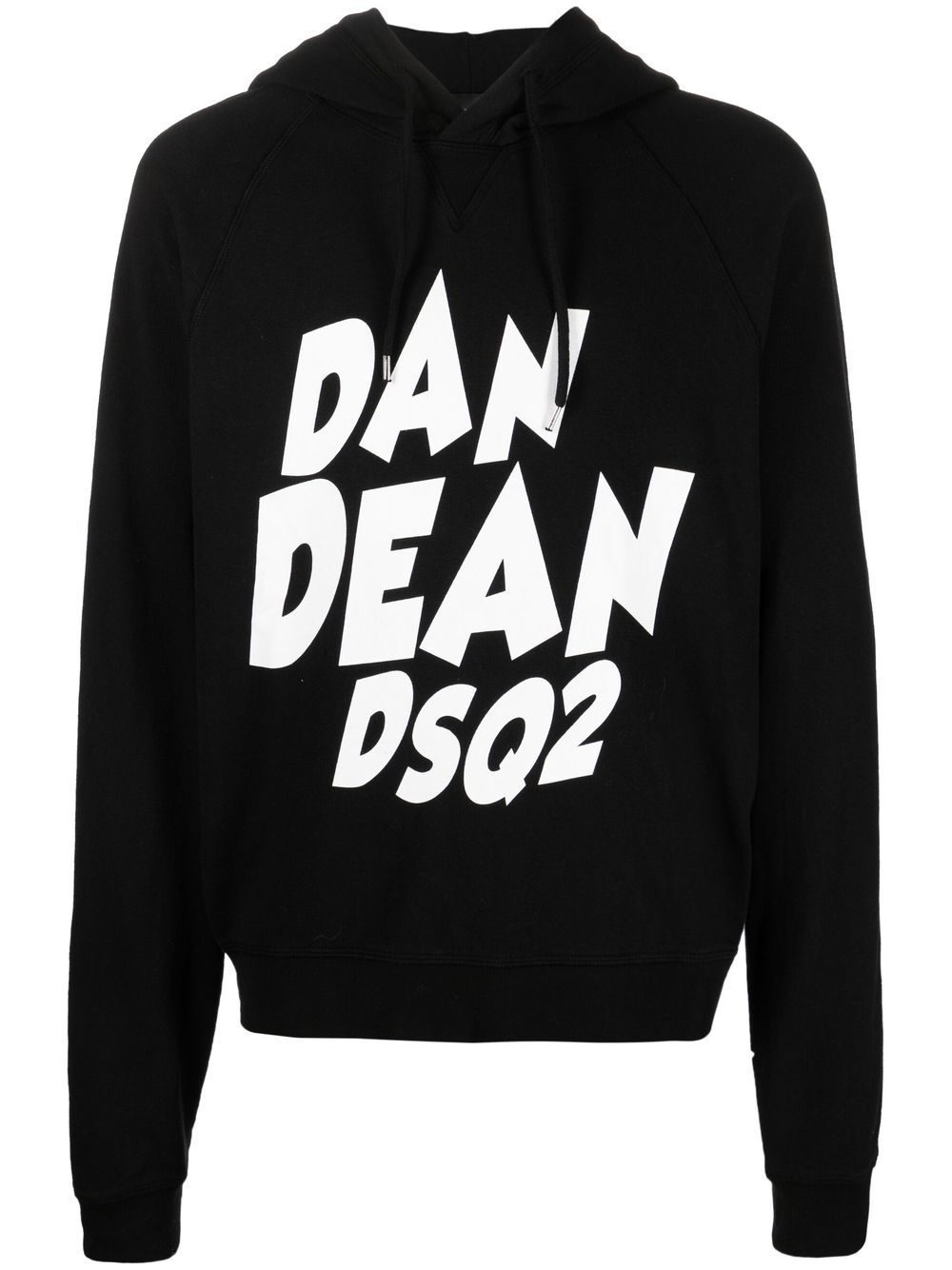 Dsquared2 Hoodie mit Logo-Print - Schwarz von Dsquared2