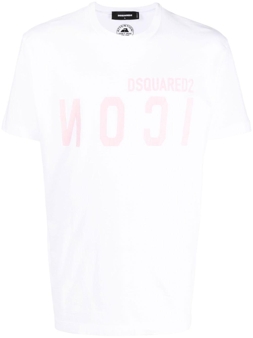 Dsquared2 T-Shirt mit gespiegeltem Logo - Weiß von Dsquared2