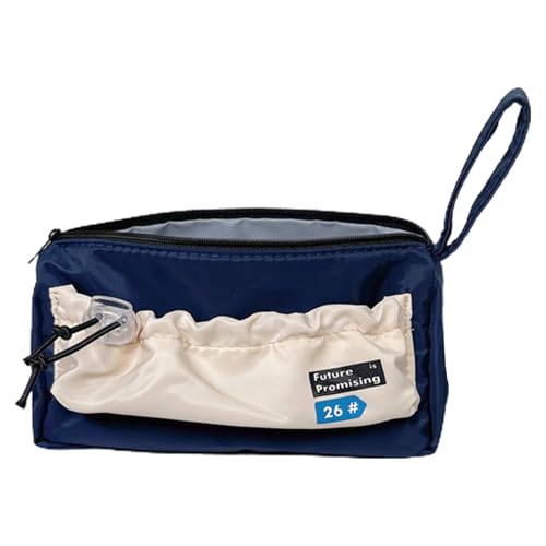 Dtaigou Niedliches Federmäppchen, niedliche, tragbare Schreibwaren-Box, ästhetische Handheld, einfache große Kapazität, Stifttaschen für Radiergummi, Spitzer, Haftnotizen, blau, Refer to description Dtaigou Niedliches Federmäppchen, niedliche, tragbare Schreibwaren-Box, ästhetische Handheld, einfache große Kapazität, Stifttaschen für Radiergummi, Spitzer, Haftnotizen, blau, Refer to description von Dtaigou