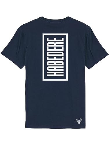 Du Hirsch Herren T-Shirt Bayerisch Habedere Dunkelblau L von Du Hirsch