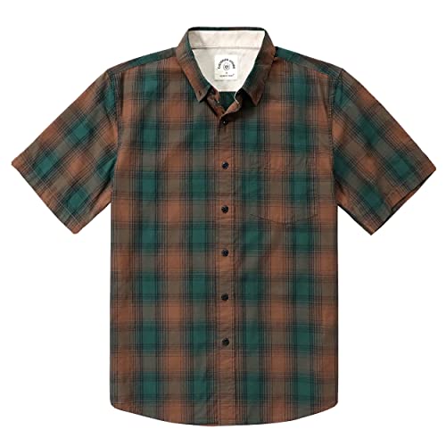 Dubinik® Freizeithemden Für Herren Kurzarmhemd Herren Arbeitshemden Button Down Hemd Herren Kurzarm Baumwolle Regular Fit von Dubinik