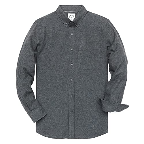 Dubinik® Flanellhemd Herren Kariert Button Down Outdoor Baumwolle Freizeithemden Flanellhemden Herren Langarm von Dubinik