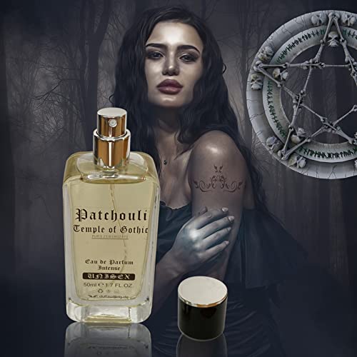 NUR FÜR KENNER > Patchouli - TEMPLE OF GOTHIC - Eau de Parfum Spray EdP STARKES Parfüm UNISEX für Damen und Herren PATSCHULI PUR (50 ml) von DuftzwillinG