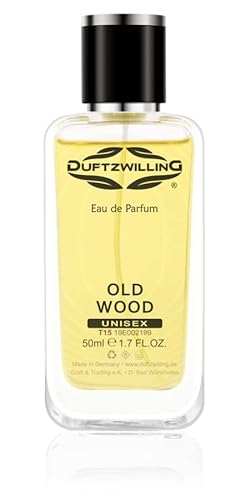 OLD WOOD Eau de Parfum für HERREN (Unisex) von DuftzwillinG ® | T15 VIP | Duftrichtung Oud Wood (50ml) von DuftzwillinG