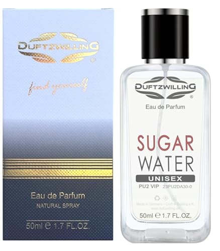SUGAR WATER Eau de Parfum UNISEX für Damen und Herren süsses Parfüm, riecht wie Zuckerwatte und Candy, starker Duft (50ml Prime) von DuftzwillinG
