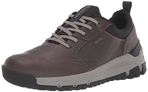 Dunham Herren Glastonbury Ubal Ii Sneaker, Stahlgraues Leder/Wildleder, 17 X-Wide von Dunham