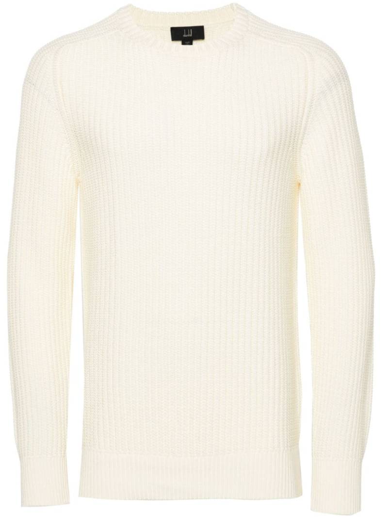 Dunhill Pullover mit Lochstrickmuster - Nude von Dunhill