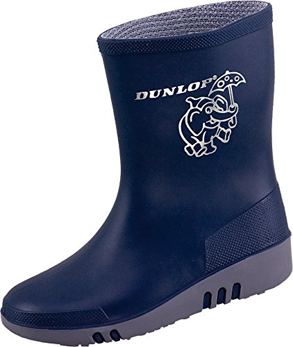 Dunlop Mini Kinder Gummistiefel Blau Gr. 24 von DUNLOP