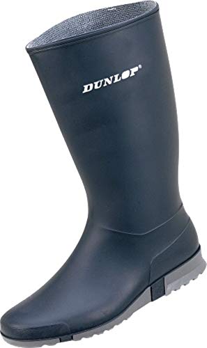 Dunlop 1612 Damen - Gummistiefel Sport Blau (36, Blau) von DUNLOP
