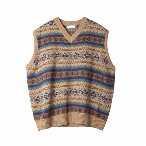 Duohropke Pullunder Für Herren,Herren Strickpullover Weste Vintage Dunkelgrün Gitter V-Ausschnitt Herbst Warm Ärmellos Knöpfe Strickjacke Weste Klassische Business Strickwaren Duohropke Pullunder Für Herren,Herren Strickpullover Weste Vintage Dunkelgrün Gitter V-Ausschnitt Herbst Warm Ärmellos Knöpfe Strickjacke Weste Klassische Business Strickwaren von Duohropke