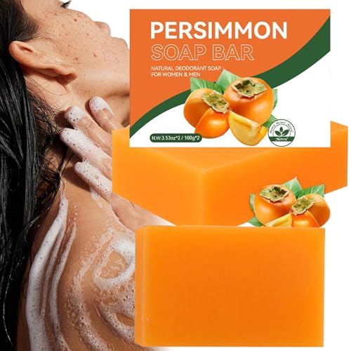 Duqulle Kakiseife - Persimone-Extrakt Seife gegen Körpergeruch - Deodorisierende Feuchtigkeitspflege Körperdusche Für Männer Frauen Intimbereich Achseln Duqulle Kakiseife - Persimone-Extrakt Seife gegen Körpergeruch - Deodorisierende Feuchtigkeitspflege Körperdusche Für Männer Frauen Intimbereich Achseln von Duqulle