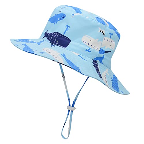 Durio Baby Sonnenhut Kinder Sonnenhüte UV Schutz Breite Krempe Fischerhut Hut Sonnenschutz Unisex Junge Mädchen Kleinkind Blauwal 0-3 Monate Durio Baby Sonnenhut Kinder Sonnenhüte UV Schutz Breite Krempe Fischerhut Hut Sonnenschutz Unisex Junge Mädchen Kleinkind Blauwal 0-3 Monate von Durio